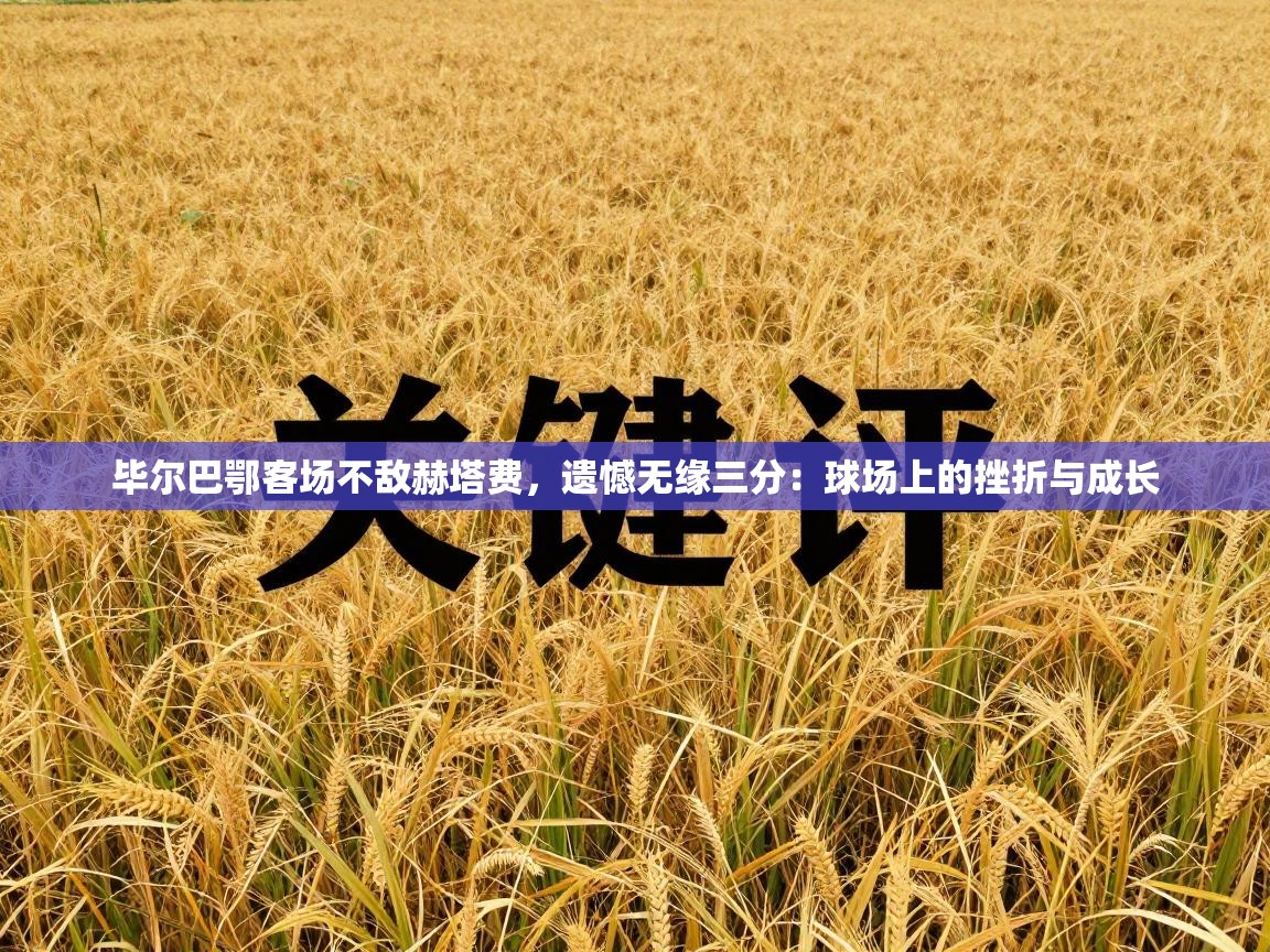 毕尔巴鄂客场不敌赫塔费，遗憾无缘三分：球场上的挫折与成长  第2张